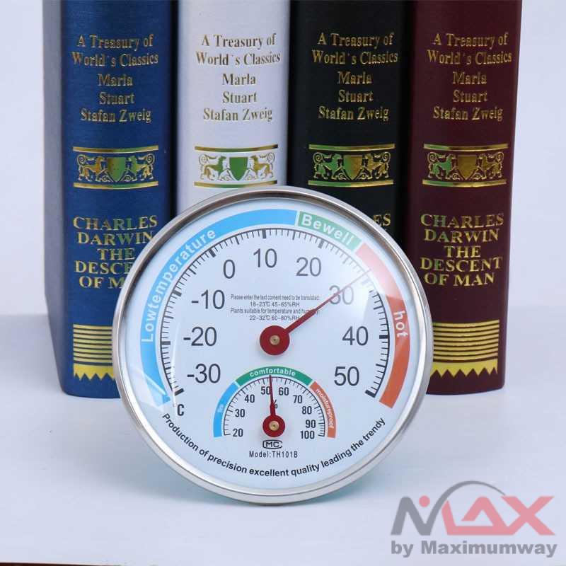 Thermometer Alat pengukur suhu ruangan Hygrometer analog Temperature Humidity