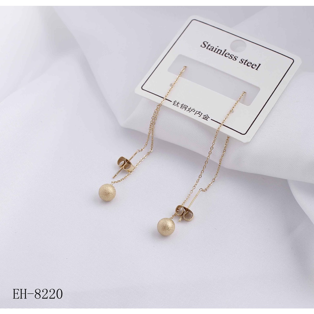 Anting Titanium Panjang Perhiasan Fashion 8220,0026,0039