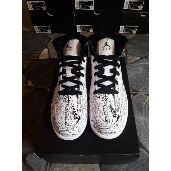 AIR JORDAN 1 MID SE DIY (GS) ORIGINAL SNEAKERS Termurah