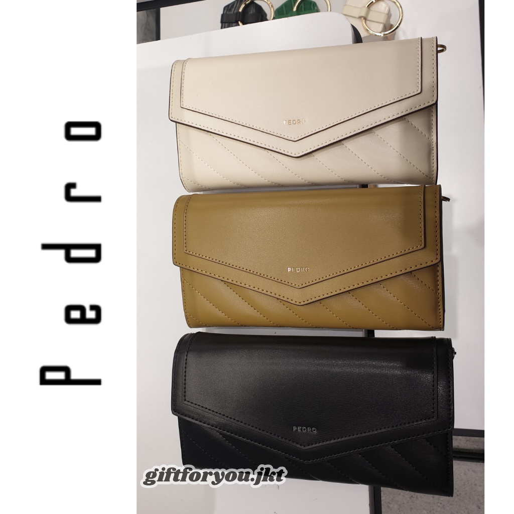 Dompet Wanita Pedro Leather Quilted Wallet Bag Woman Leather Original Tas Dompet Kulit Wanita