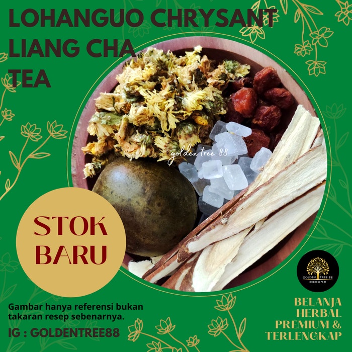 

PREMIUM LIANG CHA LUO HAN GUO CHRYSANTHEMUM TEA TEH PANAS DALAM (BERKUALITAS)