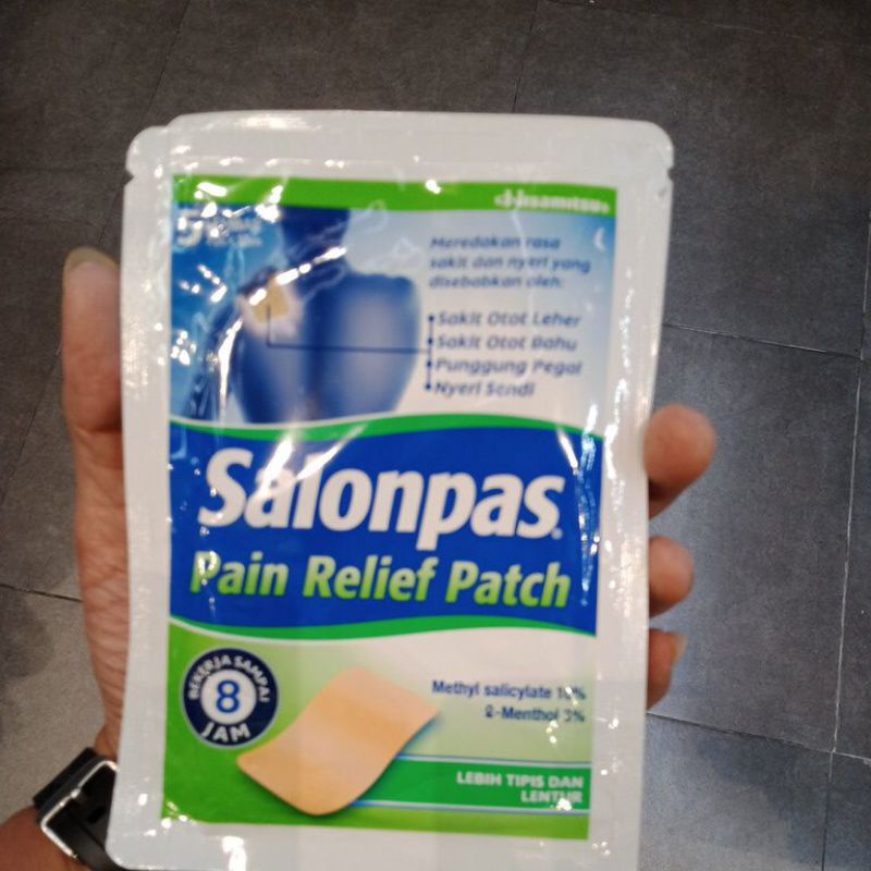 [PROMO TERMURAH] SALONPAS Pain Relief Patch Pereda Nyeri isi 3 &amp; 5 Lembar
