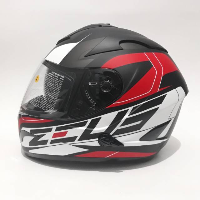 Helm Zeus 806 II31 Black Red Dof