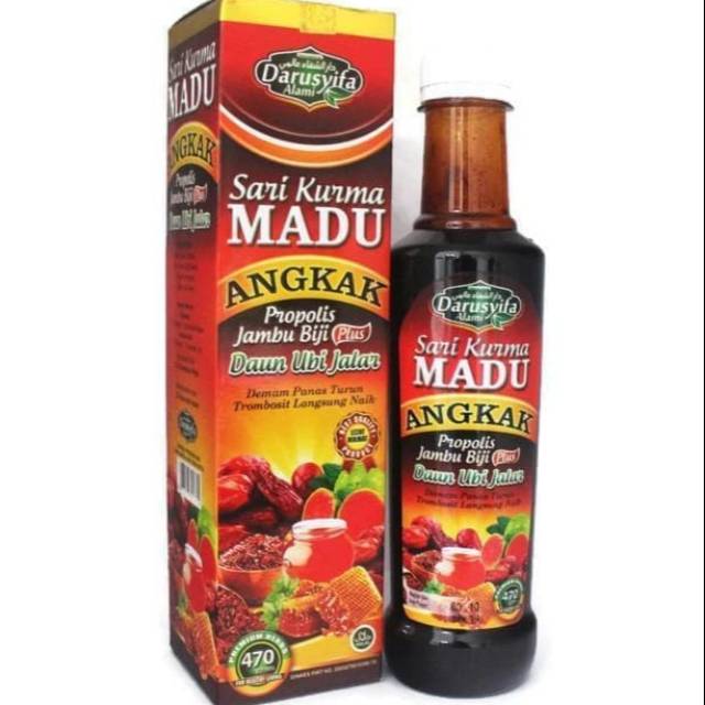 Madu Angkak Plus Jambu Biji Daun Ubi Jalar 470 gr