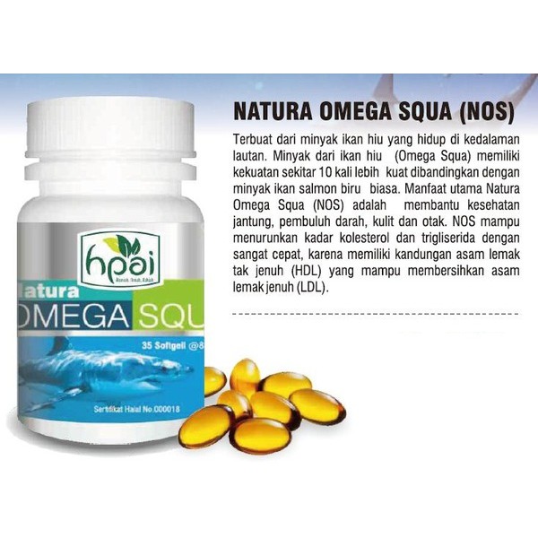 Omega 3 Squa Untuk Obat Jantung Kolesterol Stroke Kanker Dan Penyemp Shopee Indonesia