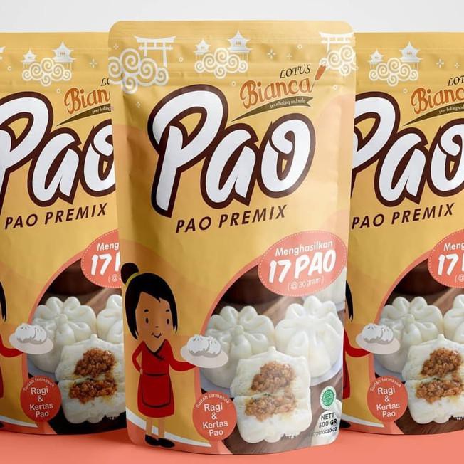 

pfz1 tepung premiks bianca pao / bakpao 300 gram ijve