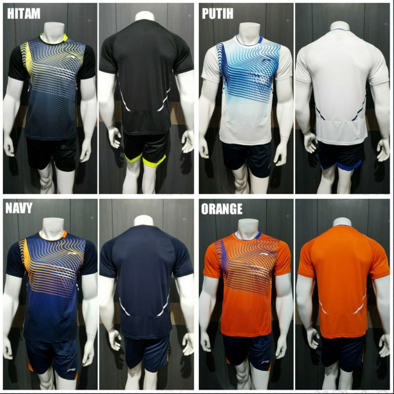 Kaos Baju Jersey Badminton Bulutangkis Terbaru Tenis Meja Pingpong Olahraga Import Premium 4 Wrna