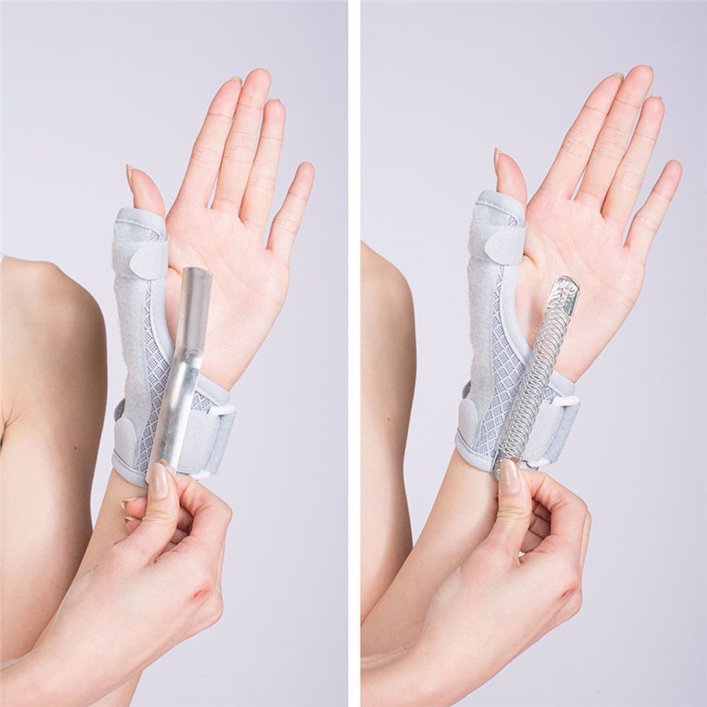 QUINTON Sprain Protection Wrist Thumb Splint Protective Gear Wrist Brace Thumb Brace Fix the Wound Finger Sprain Adjustable Wrist Support Hand Support/Multicolor