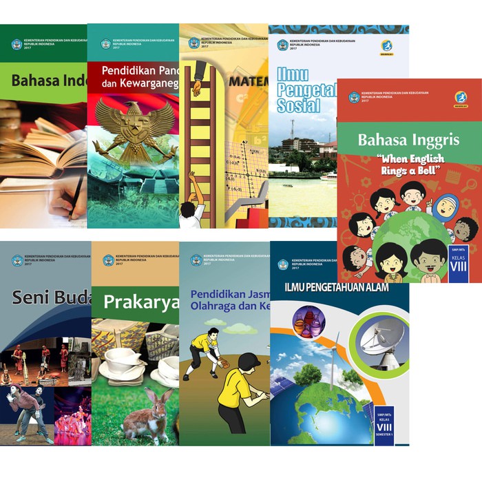Paket Buku SMP Kelas 8 Semester 1-Kurikulum 2013 (Revisi 2017)-0