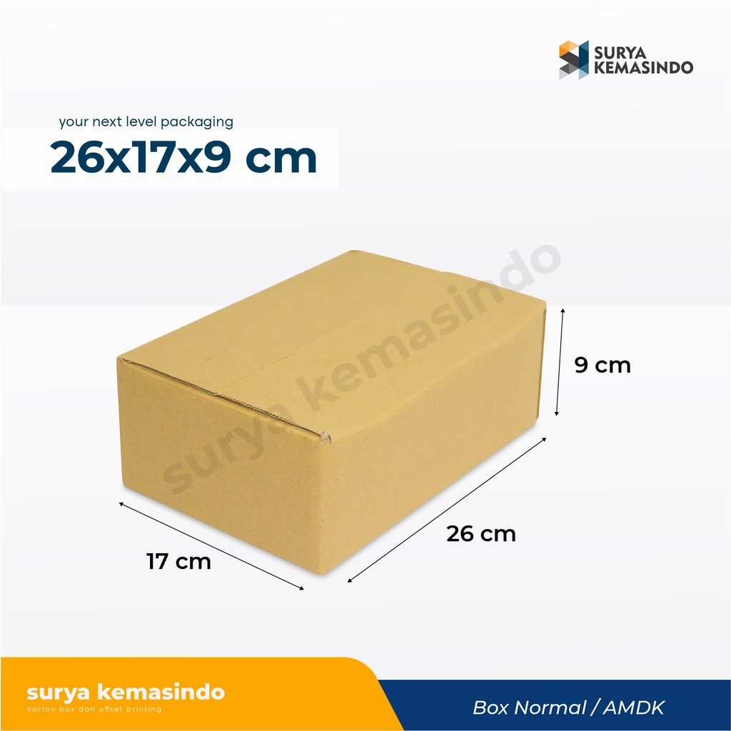 

Box 26x17x9 cm (GENS) kardus/normal/Karton/hampers/skincare