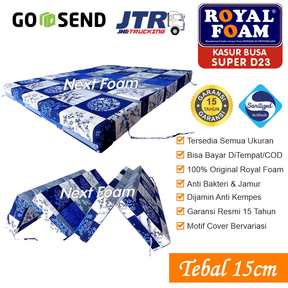 Kasur Busa Royal Foam Tebal 15 cm ORIGINAL ROYAL FOAM Garansi 15 Tahun RK D23 Asli