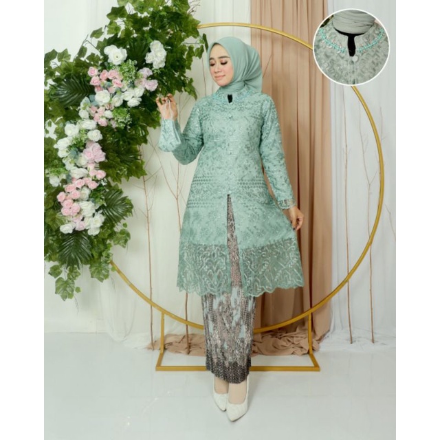 Set Tunik Tille Pesta Modern//Setelan Tunik Kekinian//Kebaya Pesta//kebaya Wisuda//kebaya Busui/gamis kebaya/kebaya terbaru 2022//Kebaya Modern 2023/Seragaman Pesta