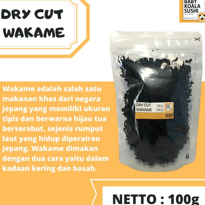 

vaargavaldian5678 DRIED WAKAME 100G | Japan Mieyok | Rumput Laut Kering untuk Soup TERLARIS TERPERCAYA ORIGINAL