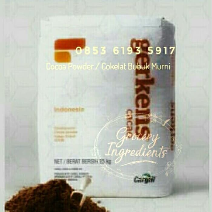 

Cokelat Bubuk Murni 1kg / Cocoa Powder / Coklat Bubuk Cargill