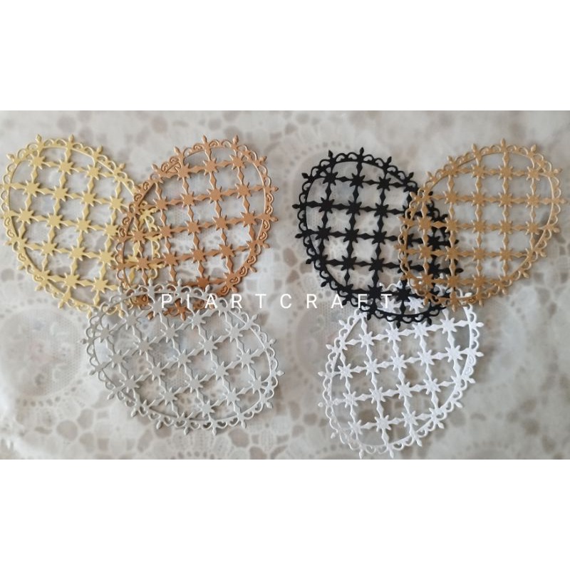 

Frame elips 4 (6 pcs) - dies cut / cut dies DIY Scrapbook /Journal vintage /album / frame foto