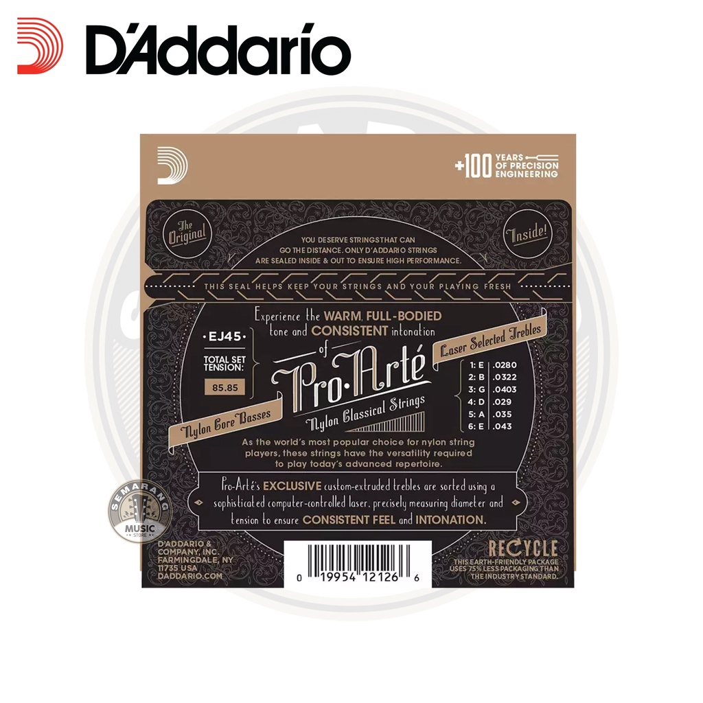 Senar Gitar Klasik Nylon Classic Nylon EJ45 EJ49