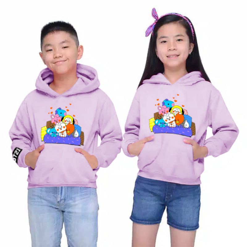 COD/DS/SWEATER BT 21 KID XS  (7-11 TAHUN)