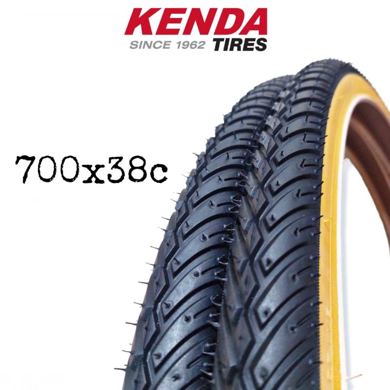BAN LUAR SEPEDA KENDA GUMWALL 700X38C (40-622) 700 x 38c