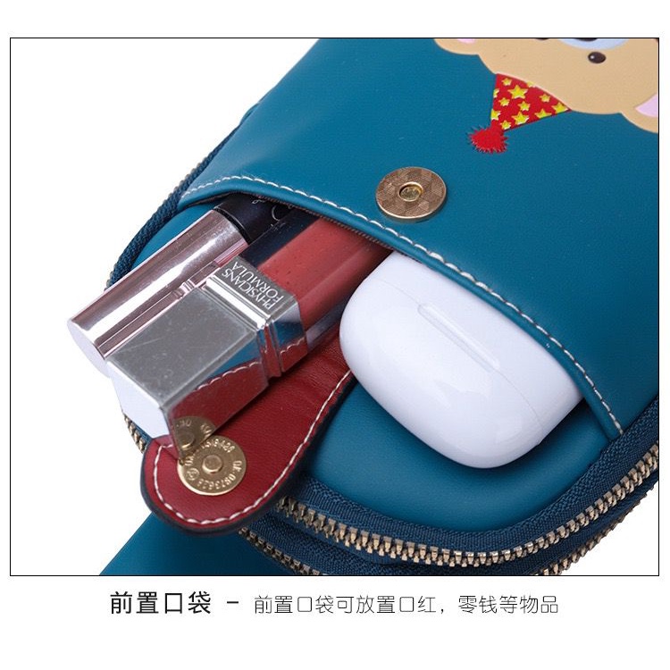 BJ14344 - BLACK/BLUE/GREEN/PINK/WHITE/YELLOW - TAS ANAK REMAJA CEWEK SLINGBAG BEAR TAS ANAK LUCU FASHION IMPORT MODIS ELEGAN TERMURAH TERLARIS TERBARU BAGSTORE JAKARTA TAS BATAM EL4344