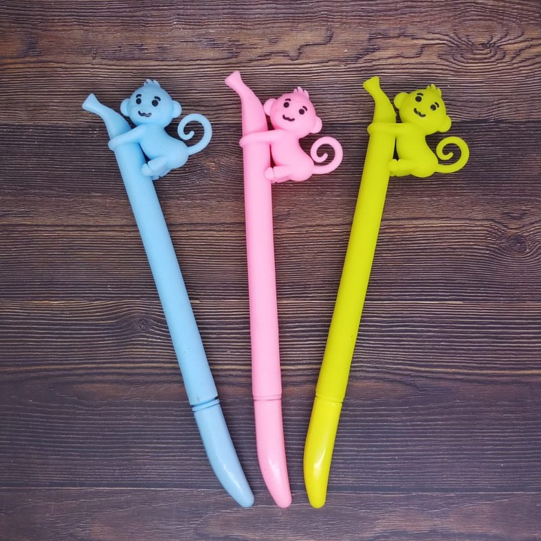 

Pulpen Pena Karakter Bentuk Kepala Monkey Lucu Bolpen Karakter Unik Pulpen Karakter Gel Imut Pulpen Gel Pena