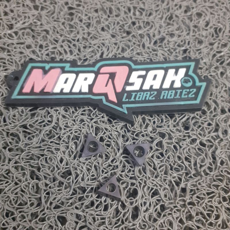 Pisau Pahat Boring liner Carbon Mata Bubut insert bubut tpmt 1103 cbn insert baja bahan keras
