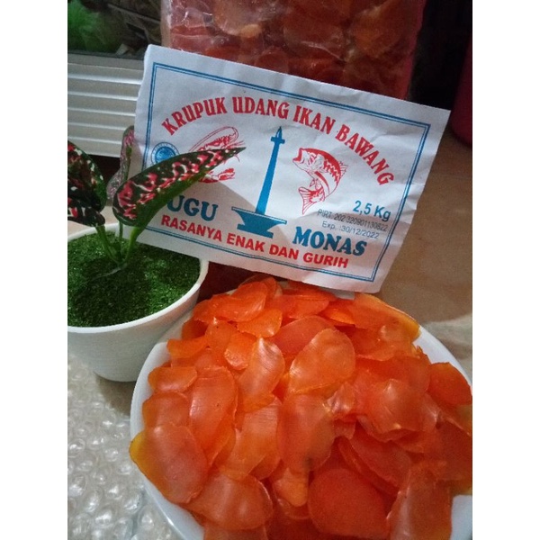 

Krupuk udang mentah