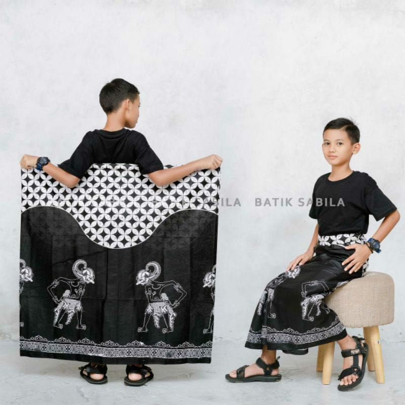 NEW BENOWO PUTIH | KANG SANTRI | SARUNG BATIKMOTIF | SARUNG PRIA AnAk | AKSARA JAWA HANACARAKA EL-RU