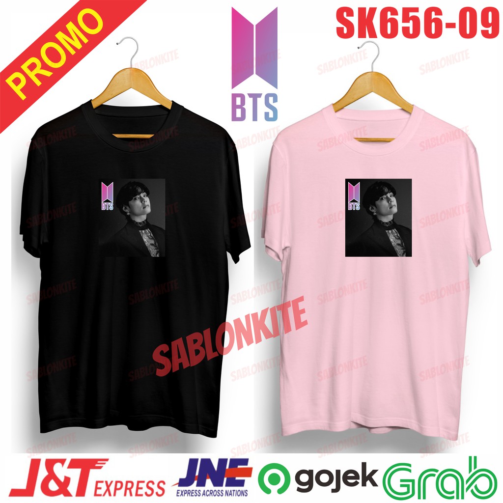 murah!!! kaos KPOP member taehyung V sk656 unisex combed 30s