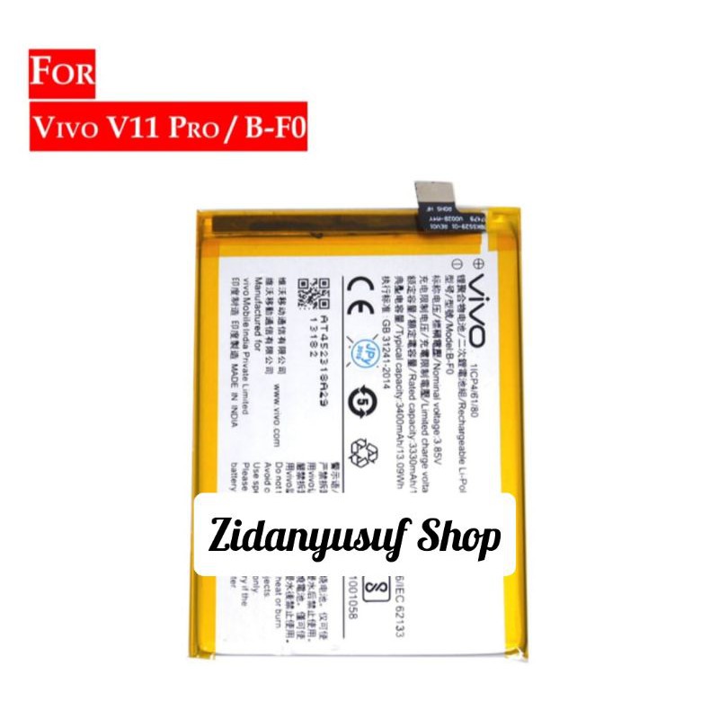 BATTERY BATRE BATRAI BATERAI VIVO V11 PRO / BF0 / B-F0 BATT ORIGINAL