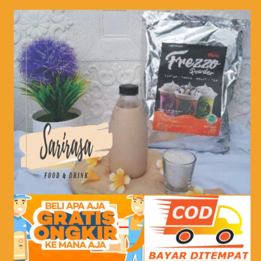 

FREZZO Powder 1Kg bubuk minuman rasa / bubuk minuman kekinian / bubuk cappucino / powder drink HALAt