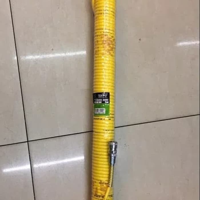 Tekiro Selang rekoil kuning 12m / selang sepiral 12 meter