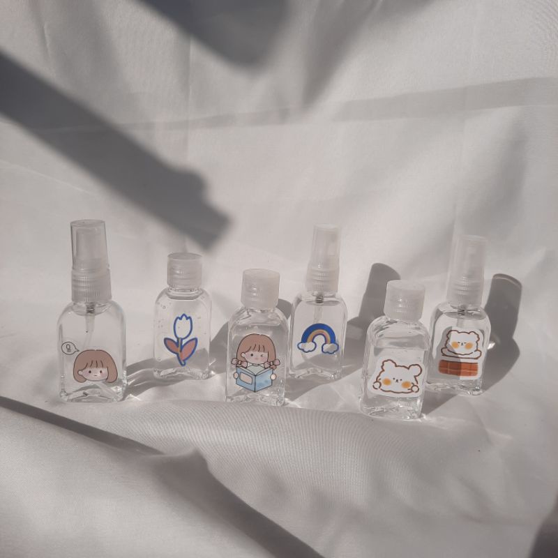 Hand Sanitizer Tanpa Gantungan Gel dan Spray | Botol Fliptop 30 ml