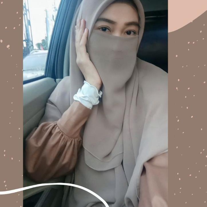 Zurafa Khimar Instan Khimar Cadar Hijab instan Syari Khimar Instan Khimar Resleting Khimar Zipper Tu