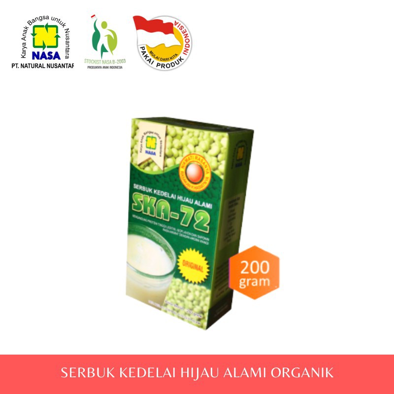 

Serbuk Kedelai Hijau Alami Organik 200 gr - SKAO - Penambah Berat Badan - Stockist Nasa Losari