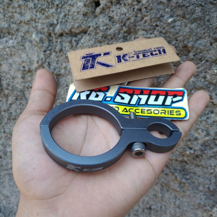 klem/breket ktech untuk tabung shock pisah gazi, nitron, yss, WP