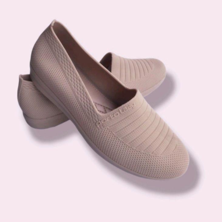 Bagus Dipakai.. Porto Lady KSM | Sepatu Jelly Slip On Karet Terbaru Elastis & lentur