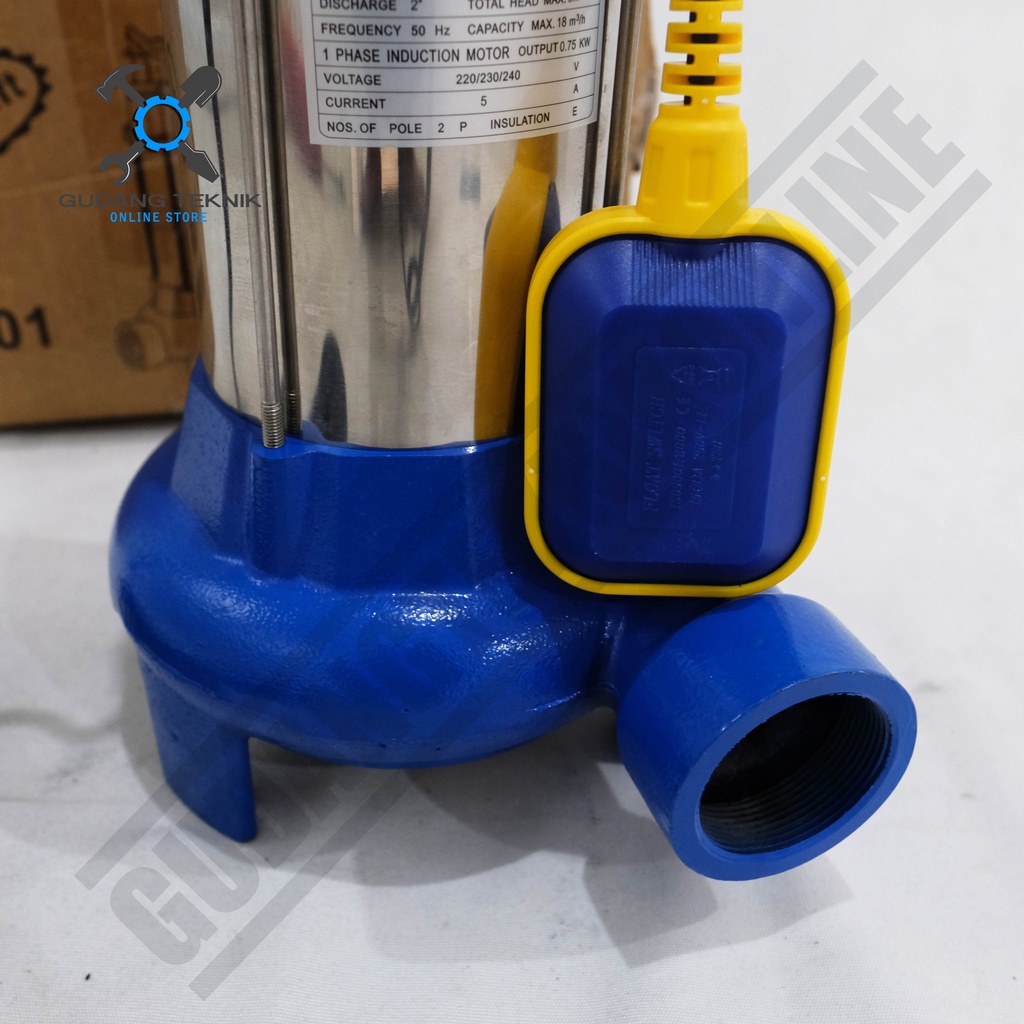 Pompa Celup Air Kotor MOLLAR MLR-V750DF / Sawage Pump MLR V750 DF