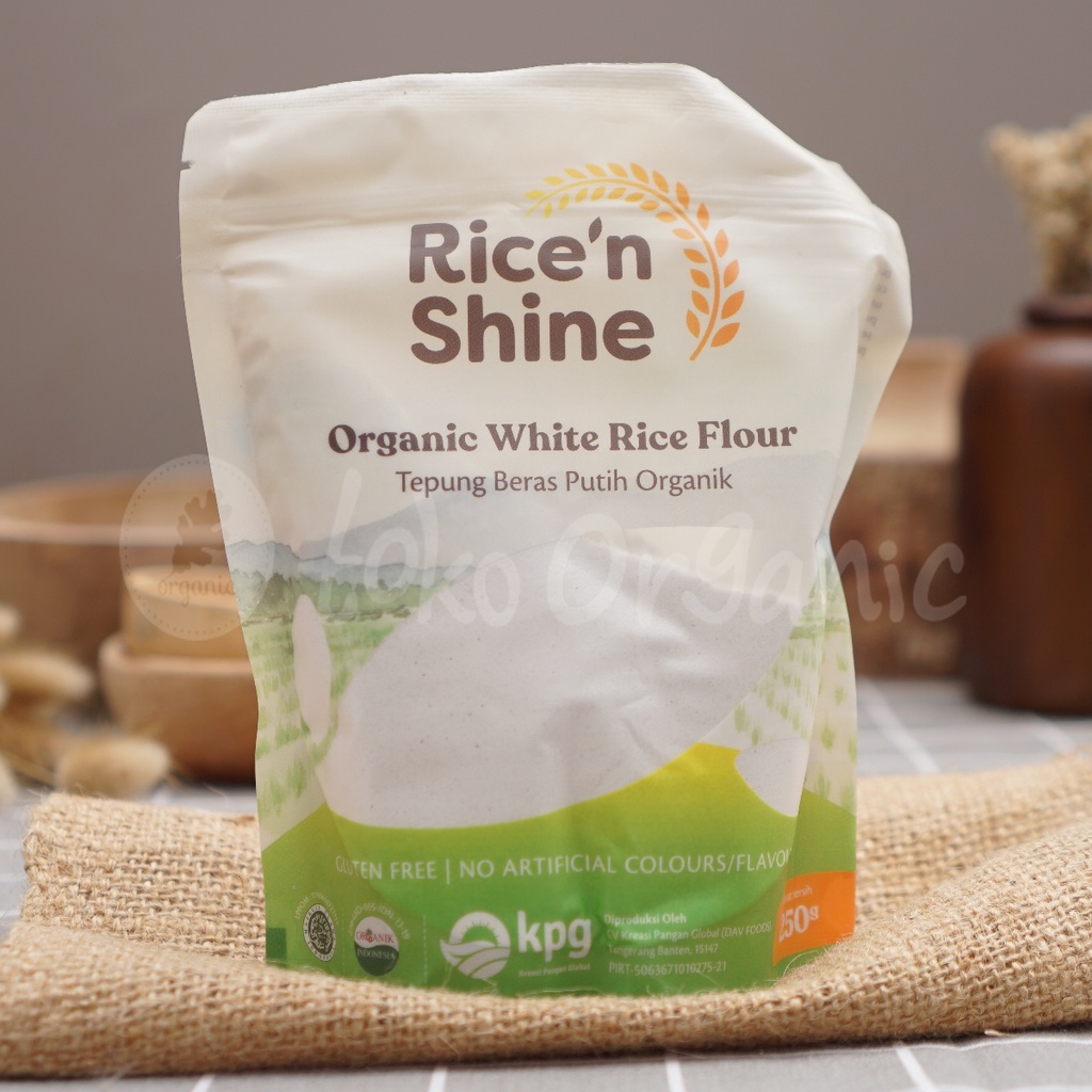 

Organic White Rice Flour 250gr - Rice'n Shine