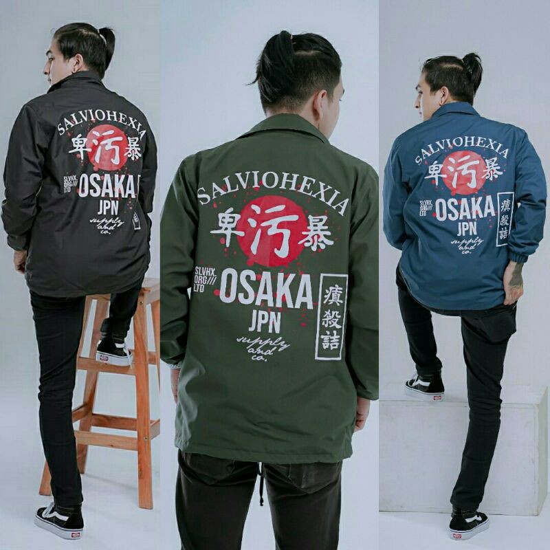 Jaket Coach Osaka Jaket Coach Salviohexia Jaket Parasut Pria Jaket Pria