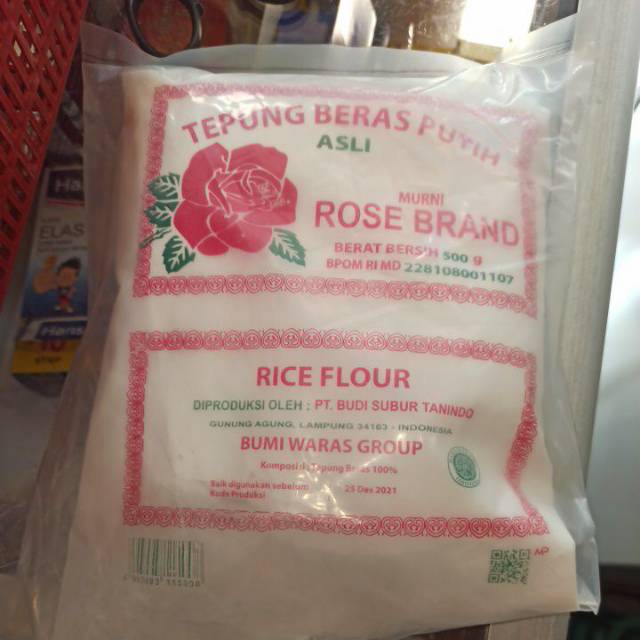 

Tepung Beras Rose Brand 500 Gr