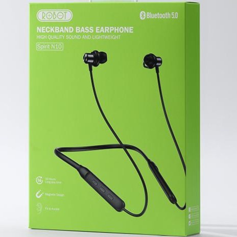 Headset Bluetooth Robot Spirit N10 - Black