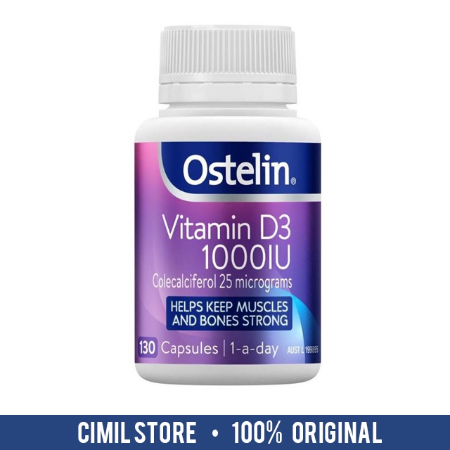[PROMO] Ostelin Calcium & Vitamin D3 - Calcium & Vitamin D - 60 Tablets