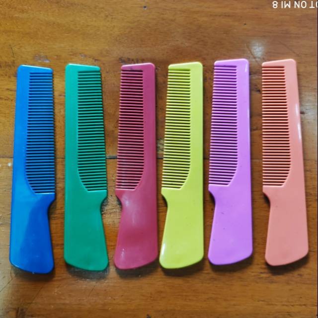 Sisir Saku Kecil Sisir Pomade Gagang Warna Warni Bahan Plastik Harga Grosir
