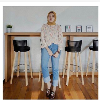  CELANA  JEANS  WANITA  TERBARU  CEWEK PANJANG RIPPED SKINNY 