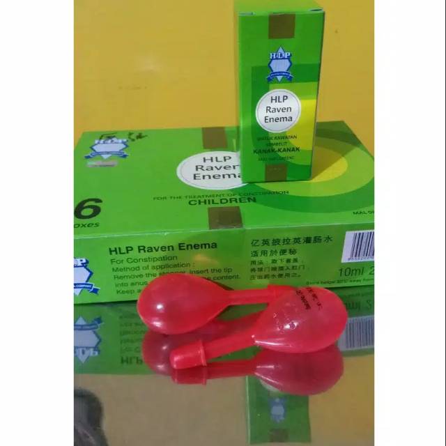 Obat sembelit untuk anak anak 10ml x 2pc exp 2027 / HLP Raven Enema
