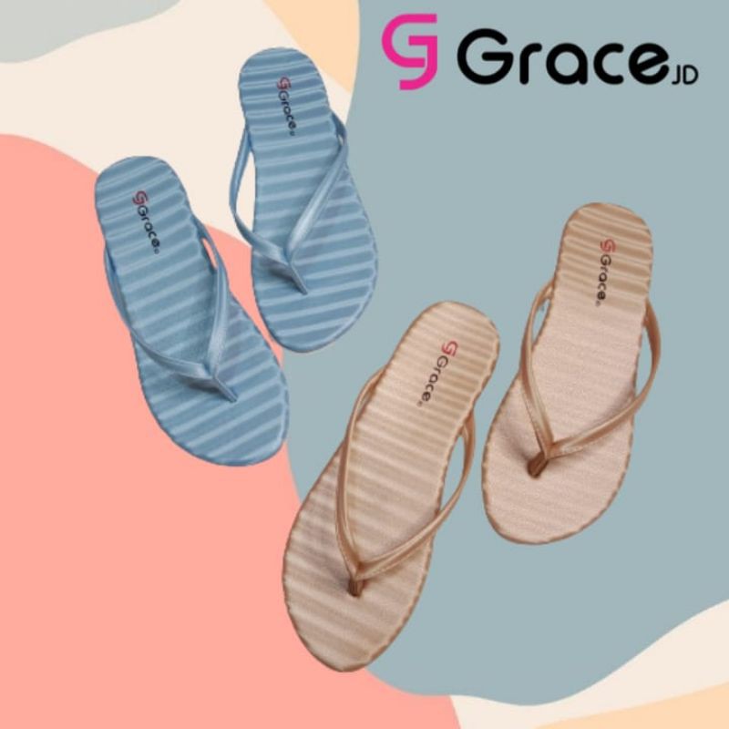 GRACE [JPT BHN] Sandal Jepit Wanita/ Sandal Jepit Teplek Santai Wanita