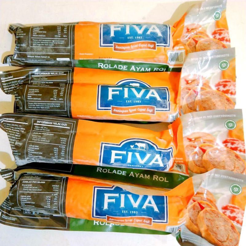 

Rolade Ayam Fiva 400gr | Frozen Food | rollade