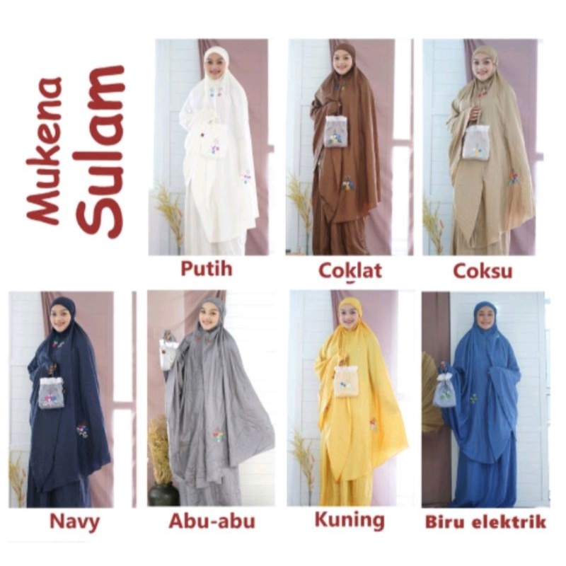 Mukena Parasut / Mukena Travel / Mukena Parasut Rahni