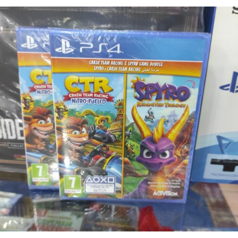 Kaset ps4 original CTR and Spyro