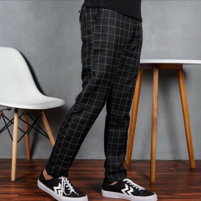 CELANA KOTAK KOTAK PRIA/ CELANA CHINO TARTAN PANTS PRIA / CELANA TARTAN / CELANA PRIA TARTAN SLIMFIT